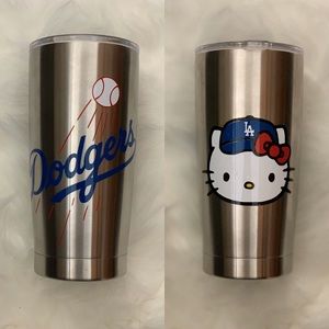 Dodgers hello kitty tumbler
